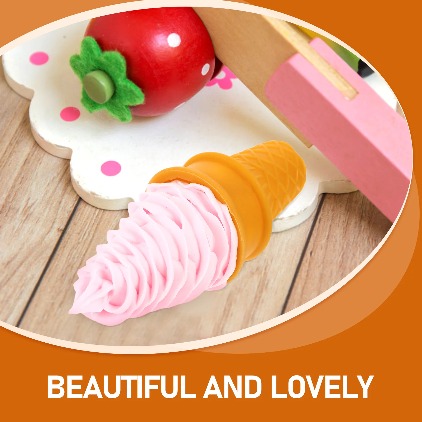 Simulation Ice Cream Props Toys Food Dessert Shop Display Accessories Pvc Fake Model Modeling Figurine Child