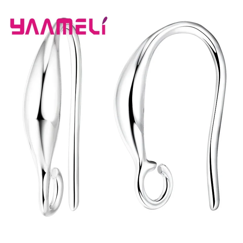 Jewelry Making Findings 925 Sterling Silver Earrings Hook for DIY Jewelry Accessories Supplies 10Pcs Ear Earing Pin Jewellry