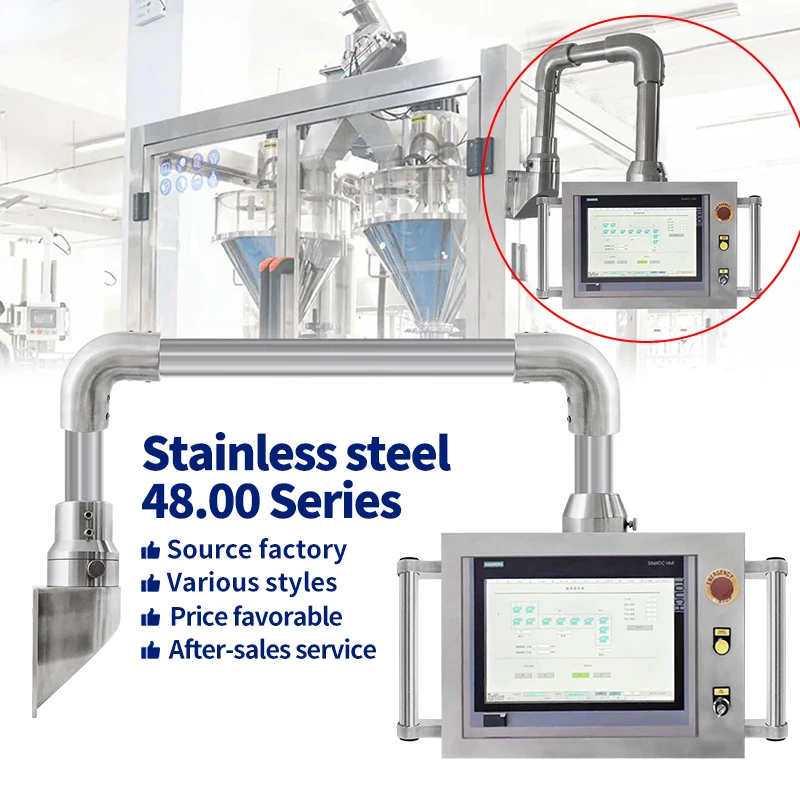 For Suspension Cantilever Control Panel Box Support Arm Siemens StainlessHMI Enclosure4800