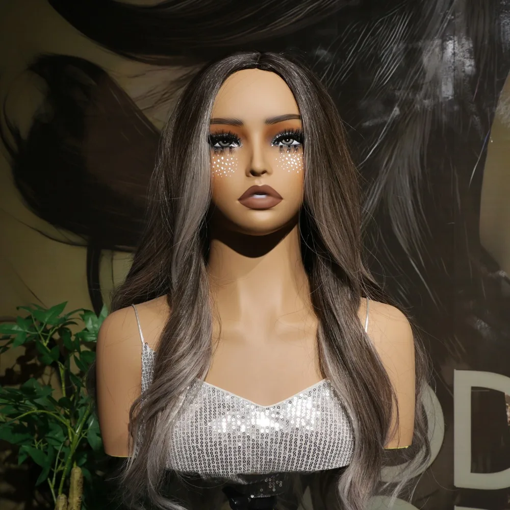 

European American Female Mannequin Head with Shoulders for Wig Cap Accessories Display