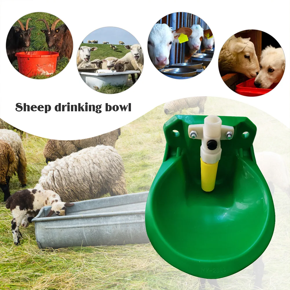 Automatic Goat Drinker Plastic Feeder Drinker - Farm Equipment for Sheep, Pigs, Cattle - Time-Saving Watering Solution