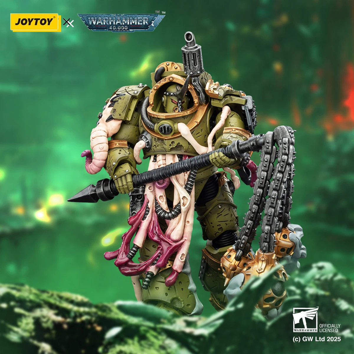 

Предзаказ: Набор из 4 фигурок JOYTOY Warhammer 40K Death Guard Blightlord Terminator, масштаб 1/18