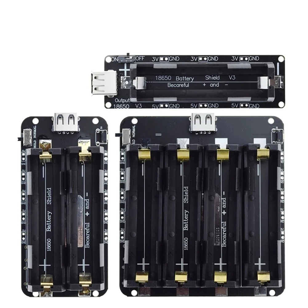 18650 Battery Holder Two Voltage Lithium Battery Shield Module 5V/2A 3V/1A Mobile Power Expansion Board for Raspberry Pi