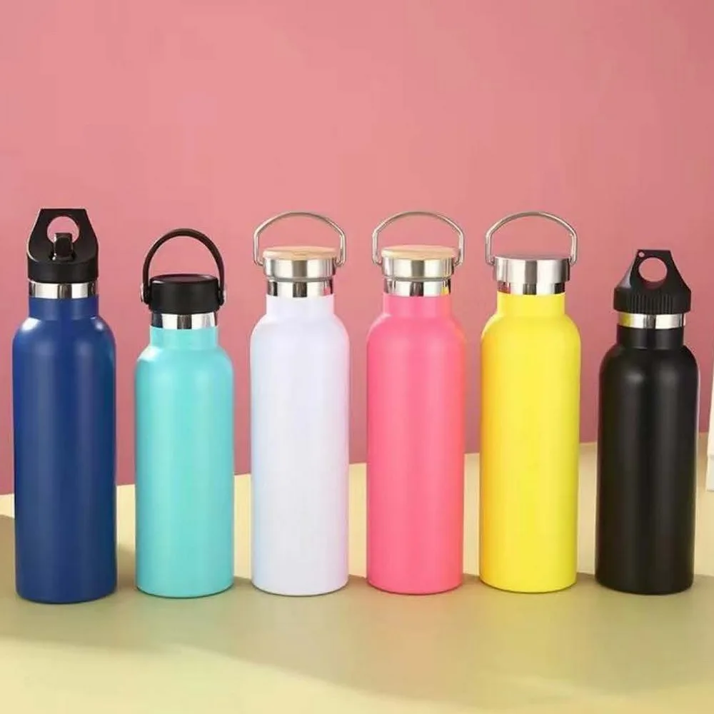 Wholesale Stainless Steel Vacuum Insulated Water Cups Travel Mug Tumbler With Straw Handle Custom Logo