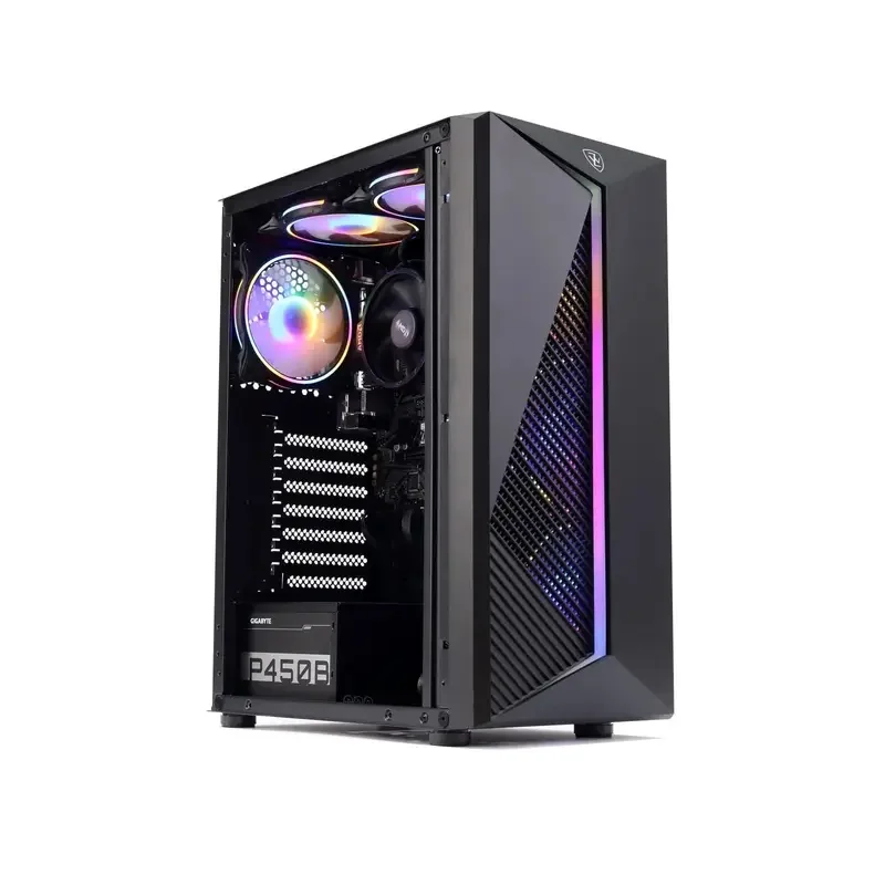 Gaming PC Ryzen R5 5600G GDDR4 16GB 500G Windows 10 Pro Key Assembly Machine Cheap Gaming Desktop Computer