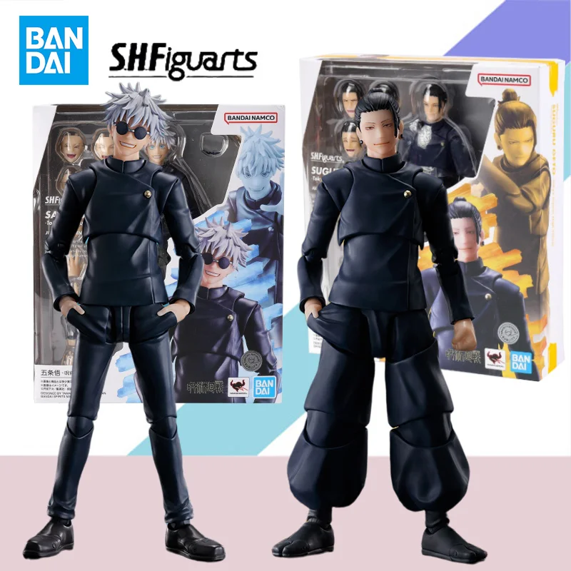 

In Stock Bandai S.H.Figuarts Jujutsu Kaisen Suguru Geto Satoru Gojo Curse Technical High School Toy Model Gift Collector Hobby