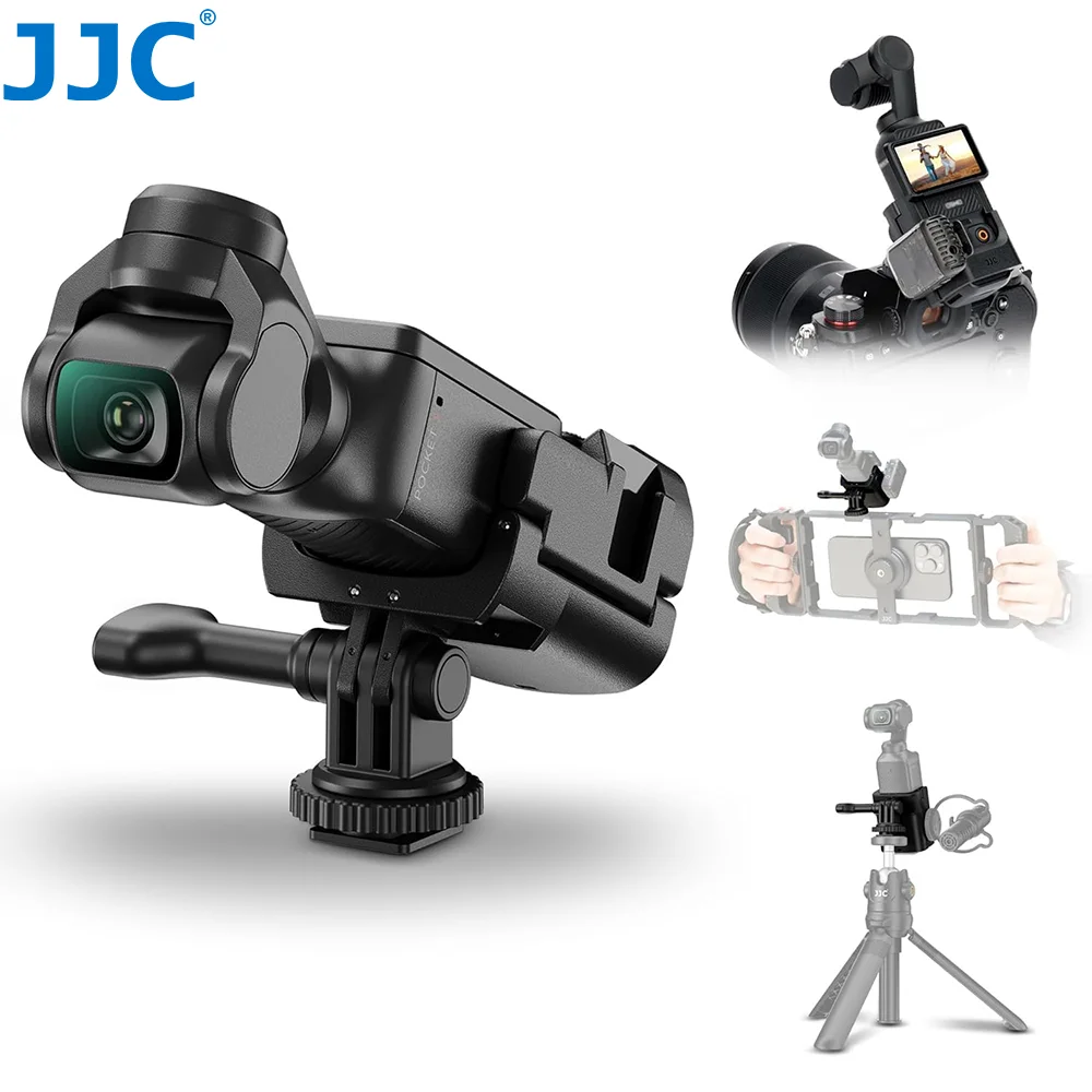 JJC Clod Shoe Mount Adapter for DJI Osmo Pocket 4 3 Camera with