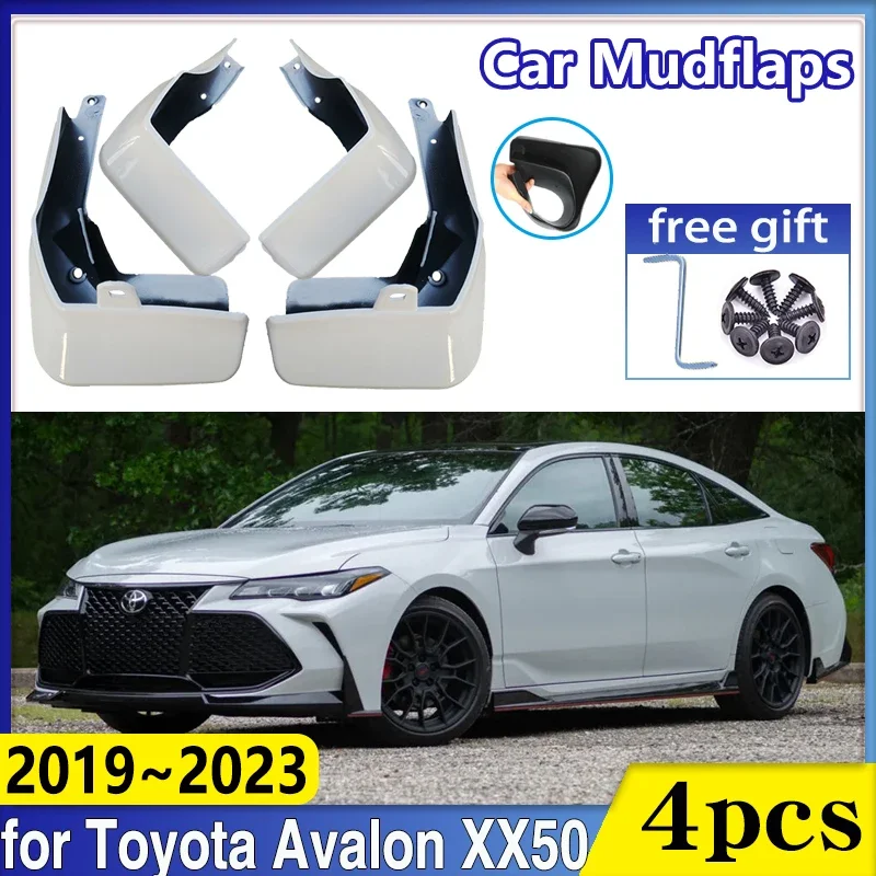 Mudguards for Toyota Avalon Accessories XX50 2019~2023 2022 Front Wheel Fender Baking Paint Mud Guards Splash Flaps Car Mudflaps