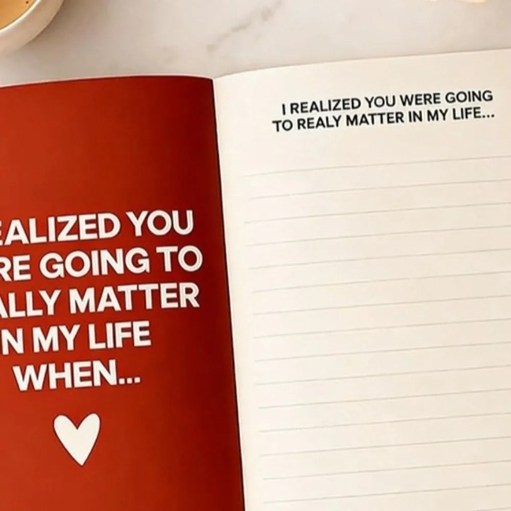 1 Pcs THIS IS WHY YOU'RE MINE Love Story Journal Hardcover Romantic Love Journal Book Anniversary Edition Paper Couples Edition