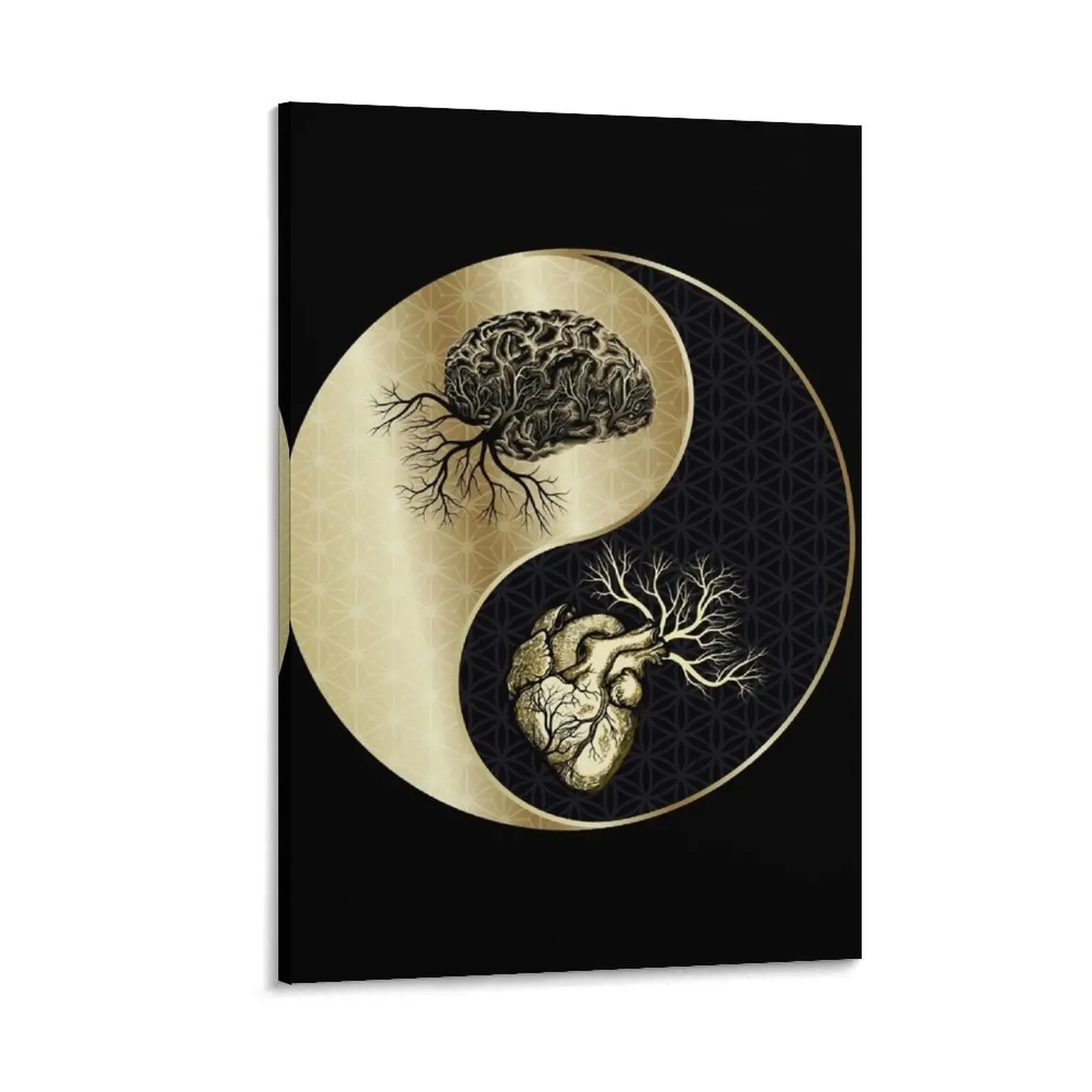 

Harmony Of Heart And Mind - Yin Yang Canvas Painting art Paintings on the wall room decorations decorative pictures for the room