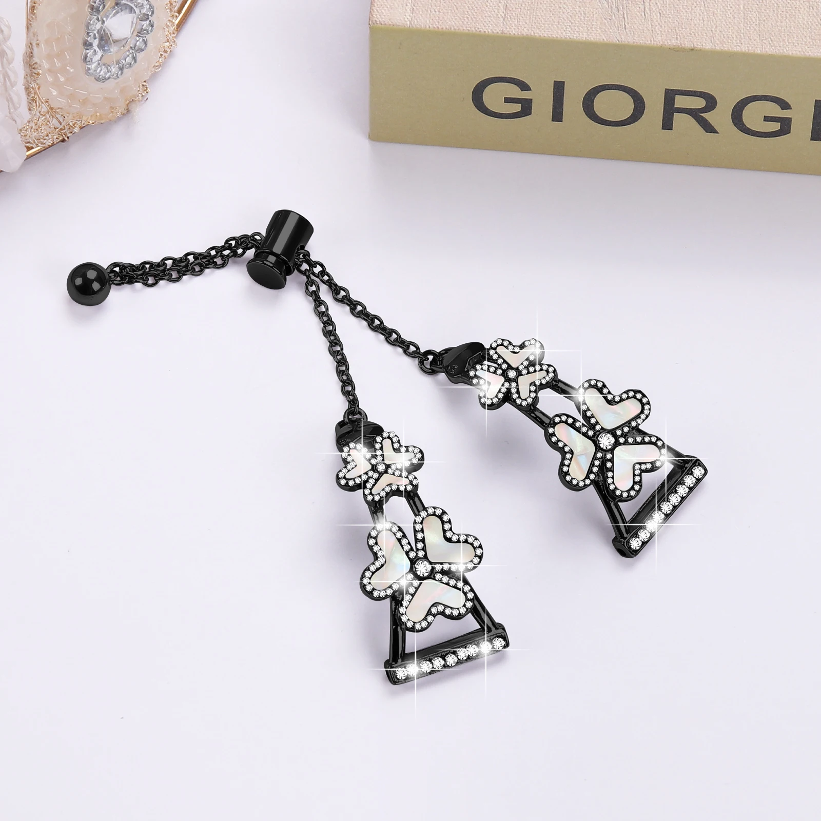 Ремешок с бриллиантами для Samsung Galaxy watch7 6 5 4 40 44 мм, металлический ремешок для часов5/5pro 45 мм, универсальный ремешок 7 6 43 47 мм 20 мм