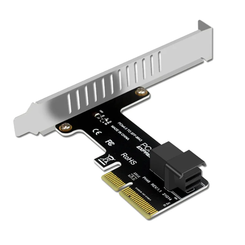 Pcie To SFF 8643 4X/8X Adapter Card U.2 Port Card For Nvme SSD Converter Hard Disk Expansion Card For Desktop