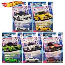 Hot Wheels Cars 90s Street Scene GDG44 1:64 Car Model 96 NISSAN 180SX TYPE X  Auto Model Boys Toys Gift