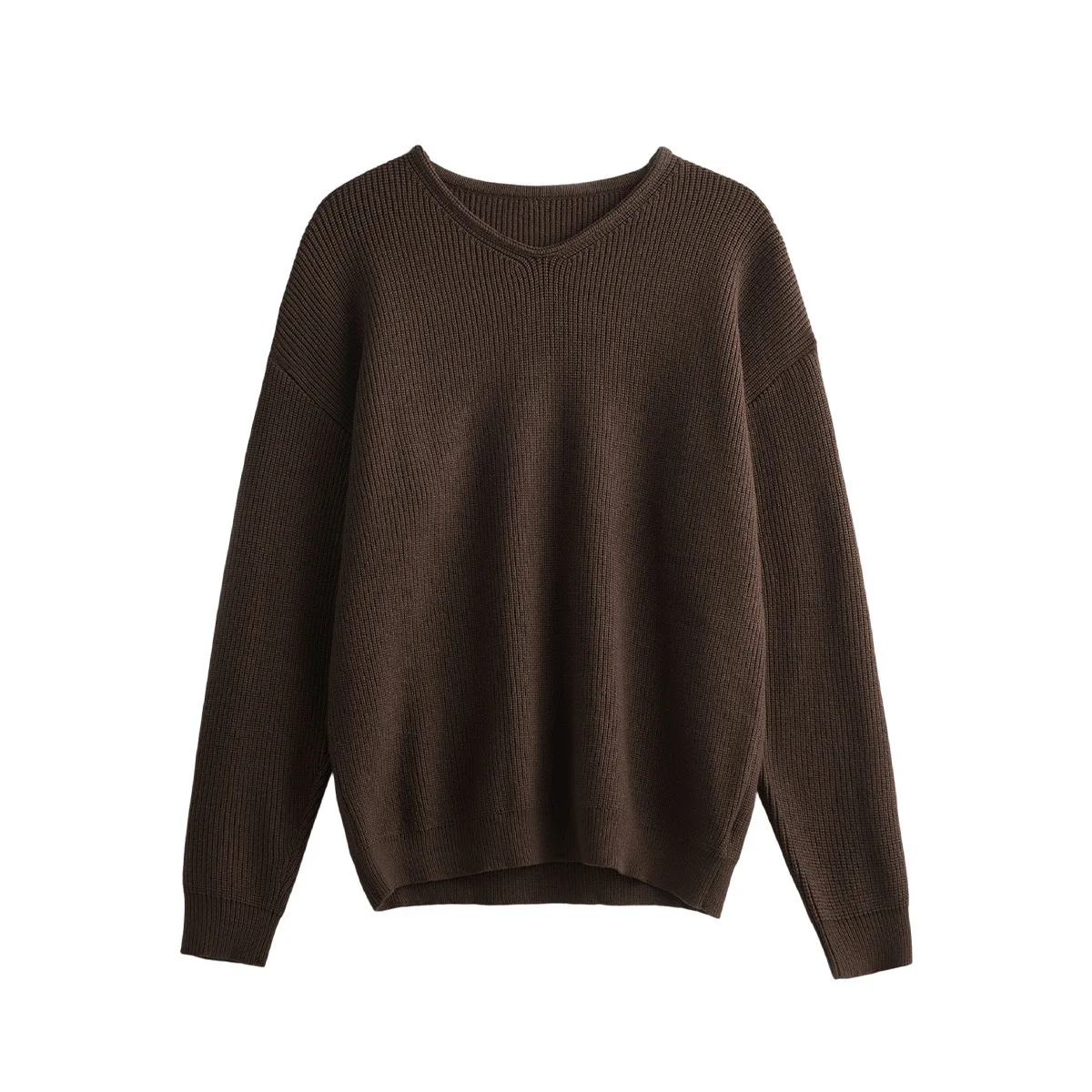 سترة رجالية ونسائية 2025 سترة محبوكة جديدة للخريف والشتاء بأكمام طويلة ونمط ملتوي