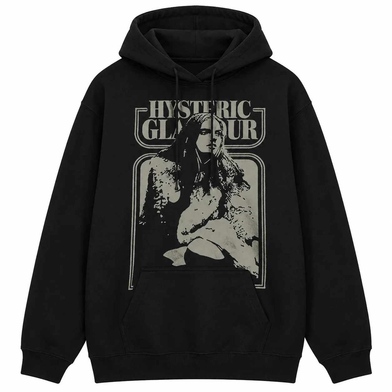 Hysteric Glamour Printed Cotton Hoodie 2026 High Quality Unisex Streetwear Sweatshirt Top Men and Women Vintage Y2K Hoodie Top