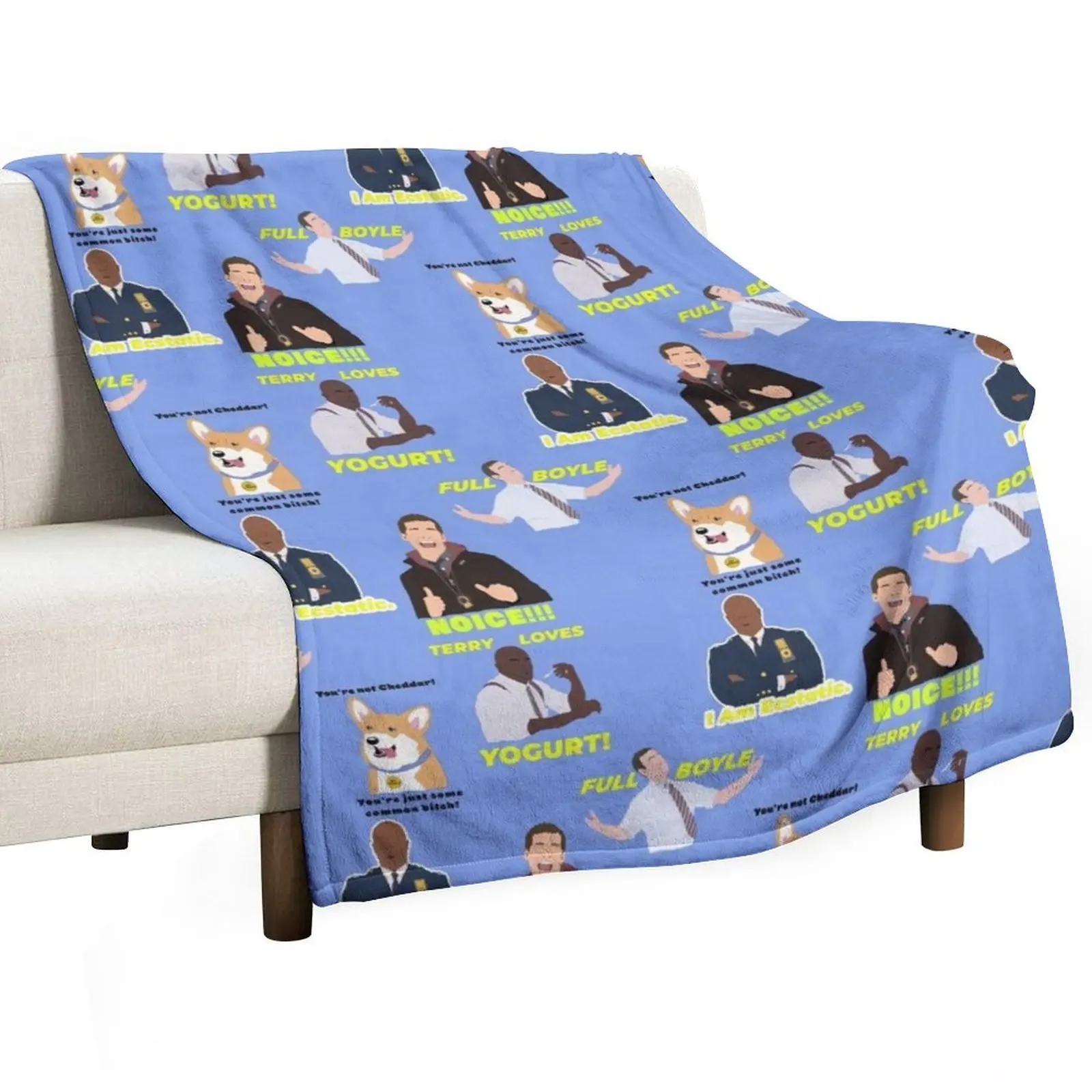 

Brooklyn Nine Nine Sticker Pack Brooklyn 99 sticker stickers t-shirt sticker pack mug art Throw Blanket Baby Quilt Blankets