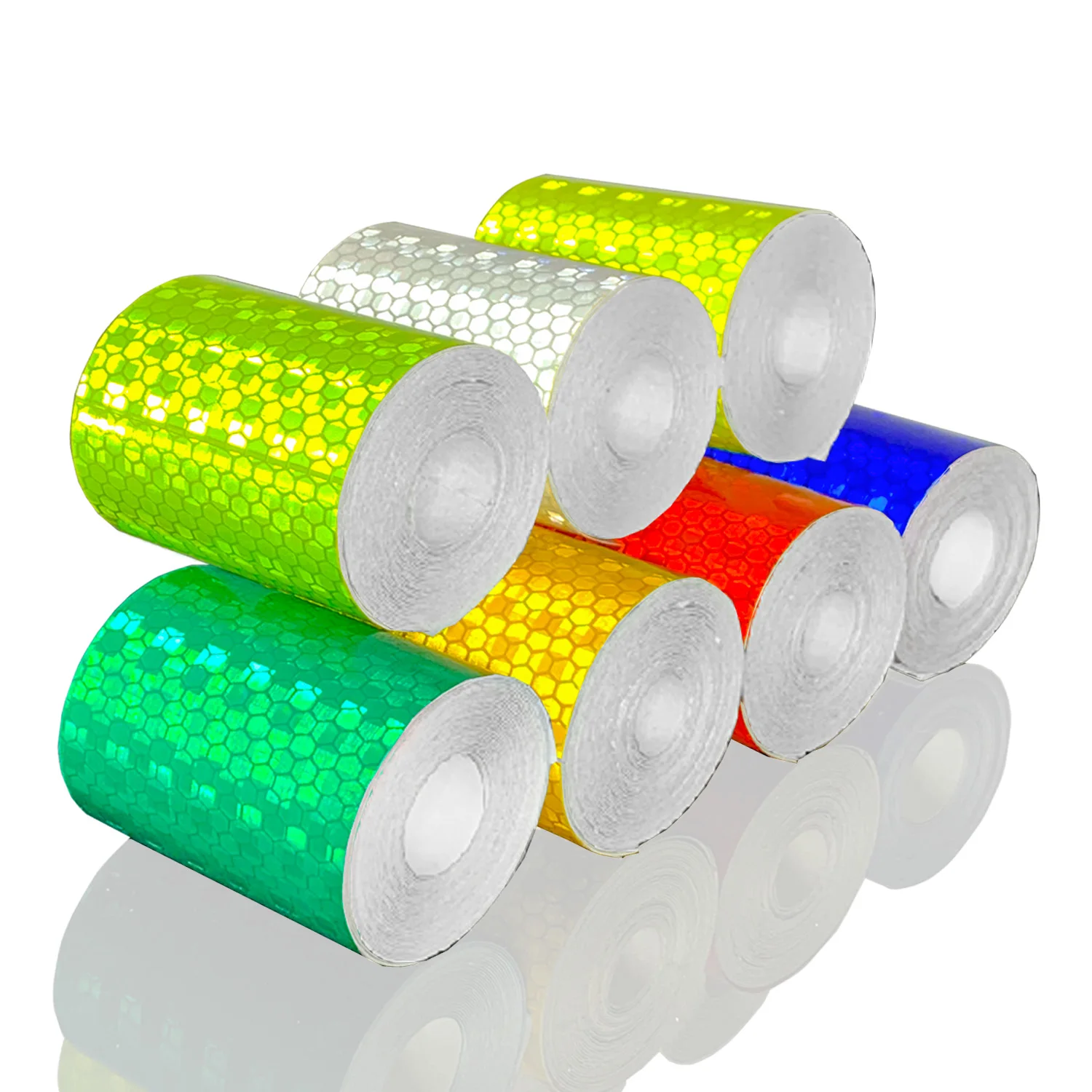 7 Colors Reflective Strip 5cm Reflective Car Sticker Tape Car Truck Trailer Safety Accessories