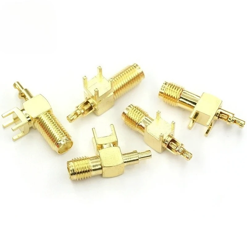 5pcs/lot SMA-KWE-1.13 SMA connector 90 degree female RF coaxial plug right angle connector