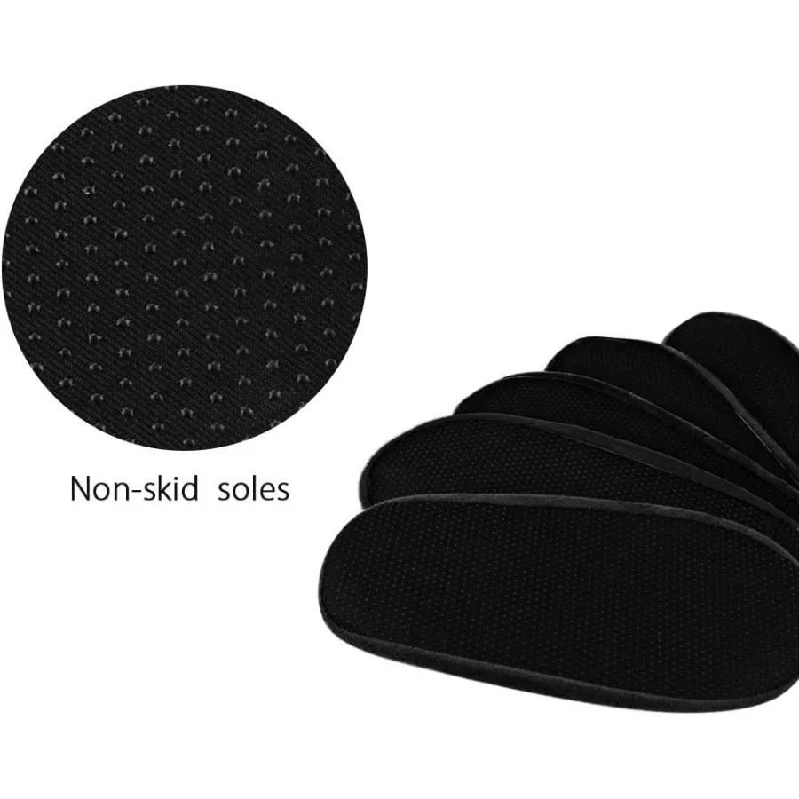 5組の再利用可能な靴カバー、滑り止め、洗濯可能、厚手のブーツカバー、家庭、オフィス、産業用の床とカーペットの保護に
