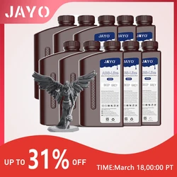 JAYOABS-Like/ Standard/PA-Like/High Temp/Though 3D Printer Resin 10KG 395-405nm UV Curing Photopolymer Rapid Resin for LCD/DLP