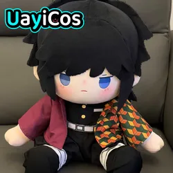 40cm Game Japanese Anime Tomioka Giyuu Stuffed Plushies Plush Cotton Doll Clothes Soft Pillow Anime Figure Toy For Kids Gifts