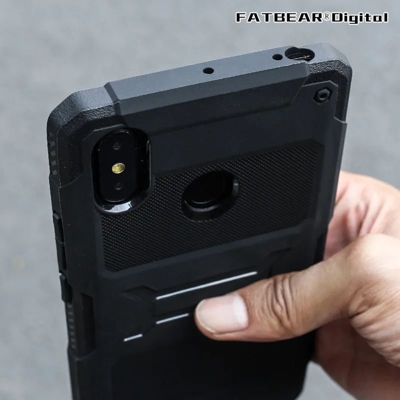 Fatbear-Coque de protection robuste de qualité militaire, armure antichoc pour Xiaomi Mi Max 3, Max 2, étui en peau