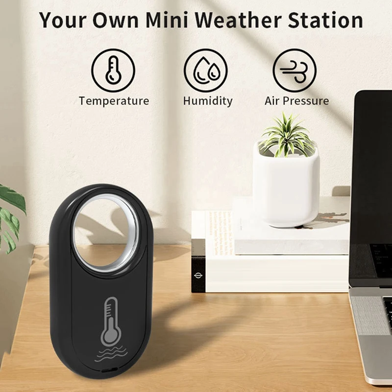 Tuya Temperature And Humidity Sensor Wireless Tuya Zigbee Temperature And Humidity Meter Home Smart Detector