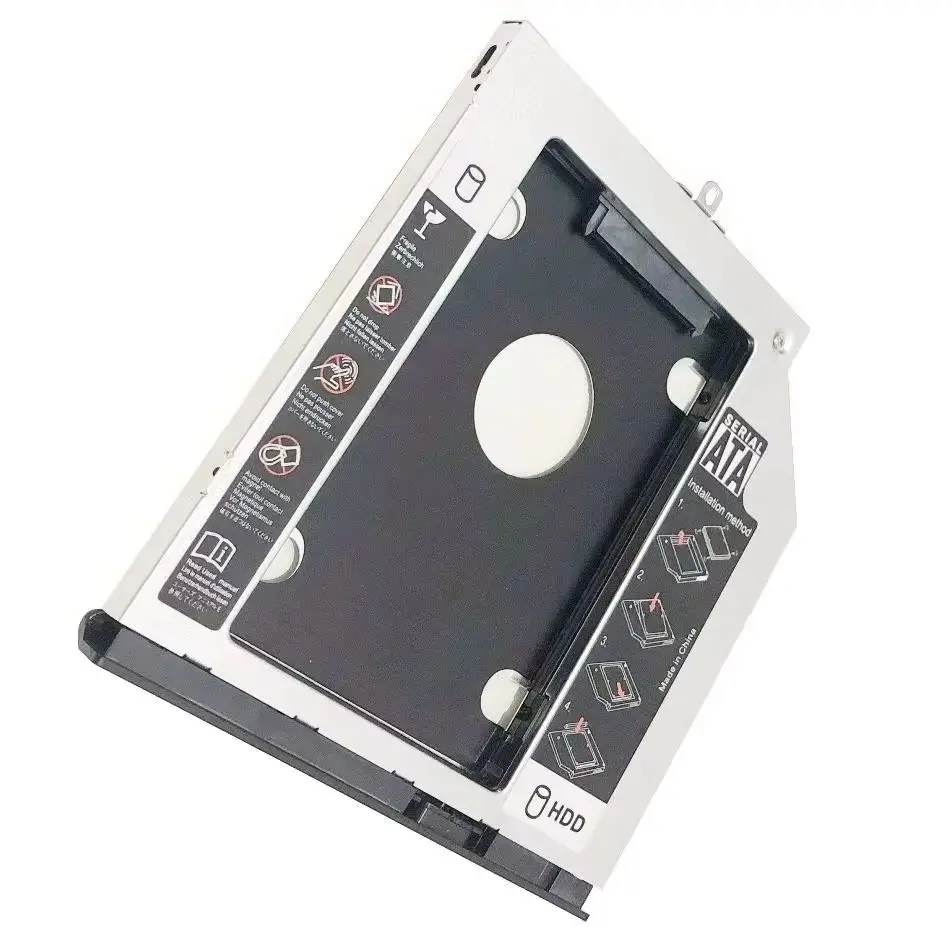 suporte-adaptador-caddy-para-2º-disco-rigido-hdd-com-painel-frontal-e-gancho-traseiro-para-baia-Optica-compativel-com-asus-y481cc-y481-x450-a450-a450v-x450v-f450