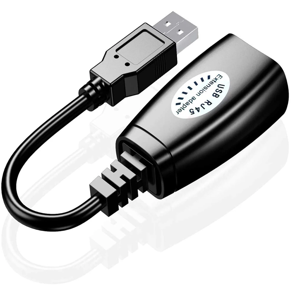 Montions USB Over Cat6,USB RJ45 Extender Over Cat5/Cat5e/Cat6/Cat7 Cable Extension Cable Connector Adapter - Up To 150ft Length