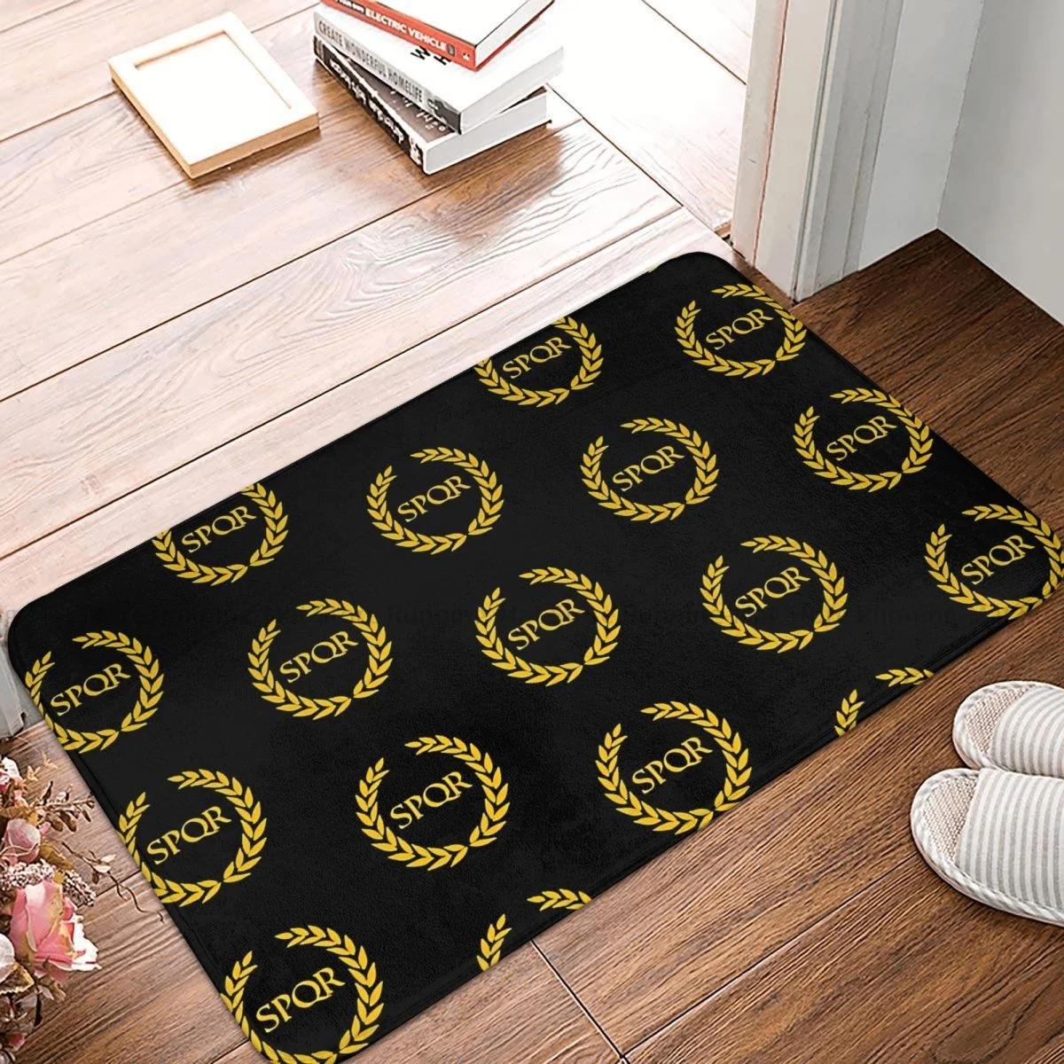 

Ancient Roman SPQR Non-slip Doormat Kitchen Mat Camp Jupiter Balcony Carpet Welcome Rug Bedroom Decorative