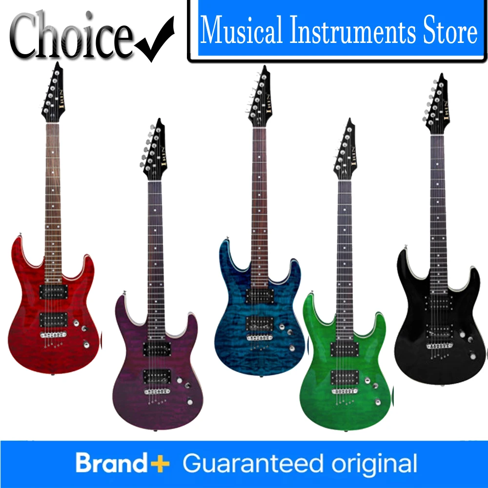 IRIN 6 Strings Electric Guitar Kit Technology Wood Fingerboard Outlook Stylish Melodious Sound For Guitar Beginner Best Gift