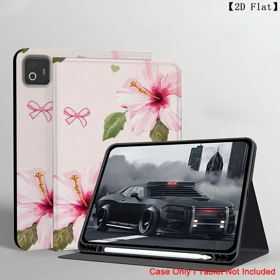 Case for Xiaomi Pad 5 6 7 8 Pro Pad 6s Pro 7 Ultra Redmi Pad SE K Pad 8.8 9.7 12.4 Inch With Pencil Holder Flower Shell