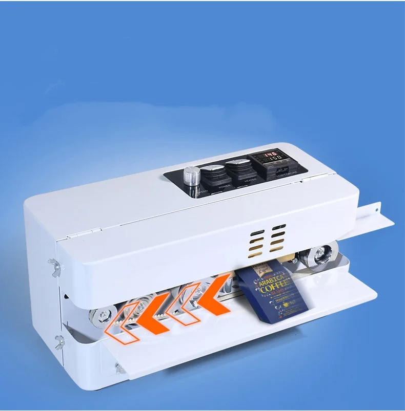 Popular Hot sell Bags Small Tea Mooncakes Nuts Snacks Plastic Film Desktop Semi-Automatic Electric Heat Sealing Machine 110V/220