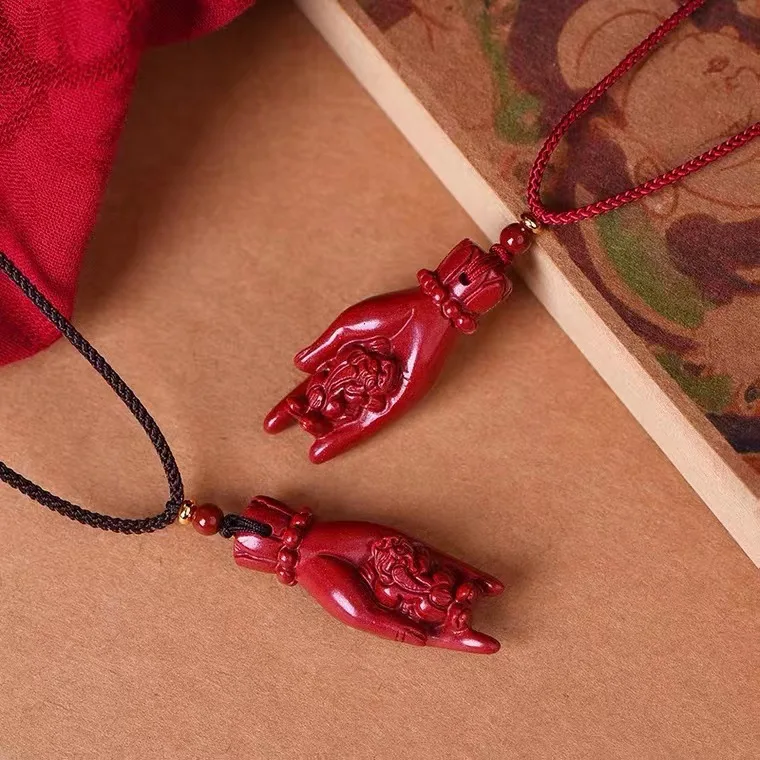 المنتجات الأصلية، الوصول إلى الثروة الجمشت والرمال الذهبية الجذب الثروة Pixiu قلادة الإناث بوذا اليد الرجال قلادة