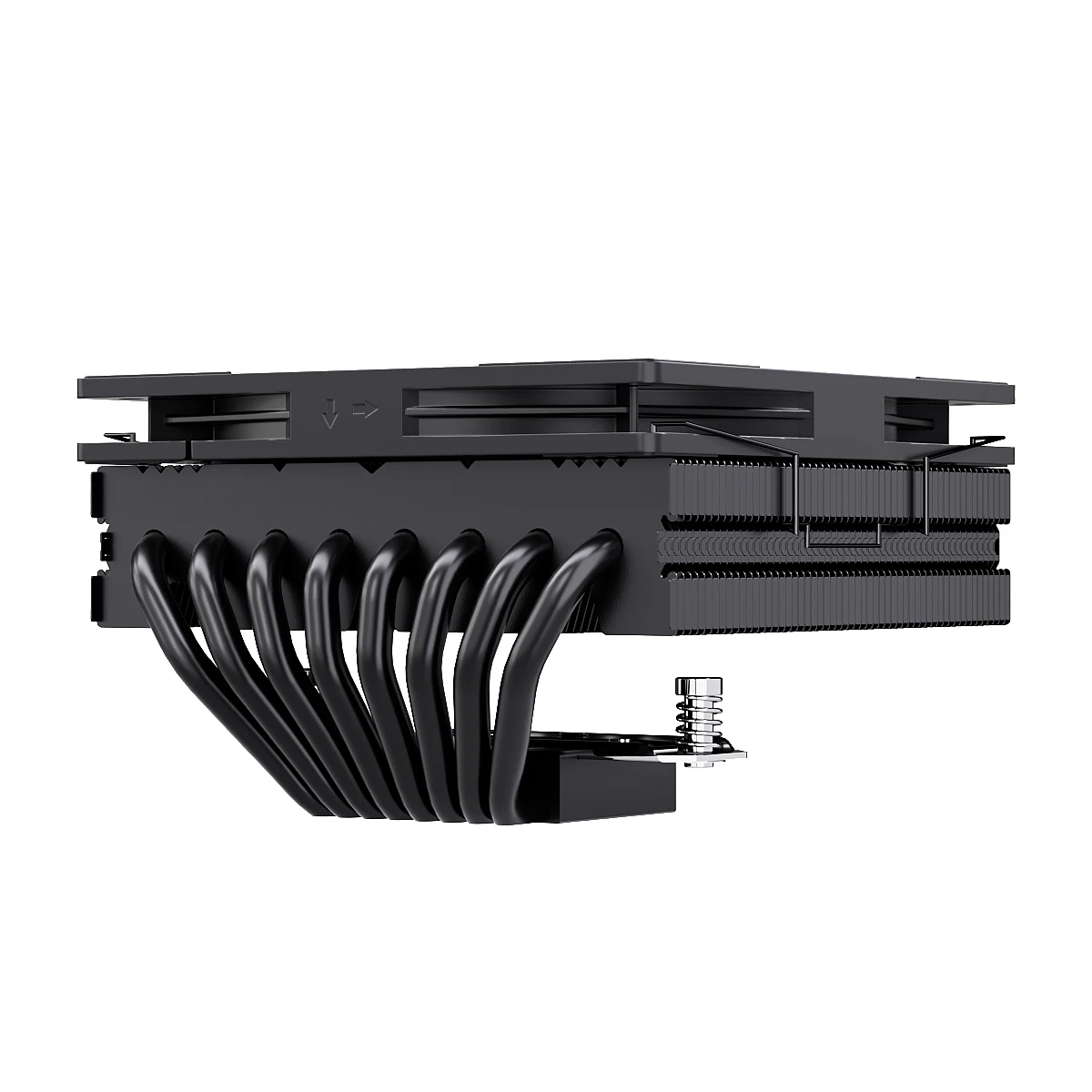 TEUCER-Refroidisseur de processeur à profil bas, 8 caloducs, ITX Gaming Religions, TDP 130W, dissipateur de chaleur d'ordinateur pour LIncome 1700/1200/115X/2011/2066 AM5