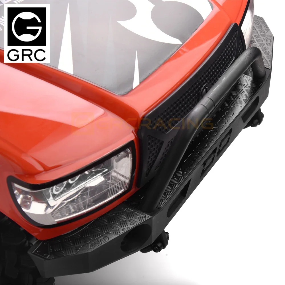 Metal Front Bumper Side Trim Protector Bar Accessories for 1/6 RC Crawler Car AXIAL SCX6 HONCHO Trail Upgrade Parts