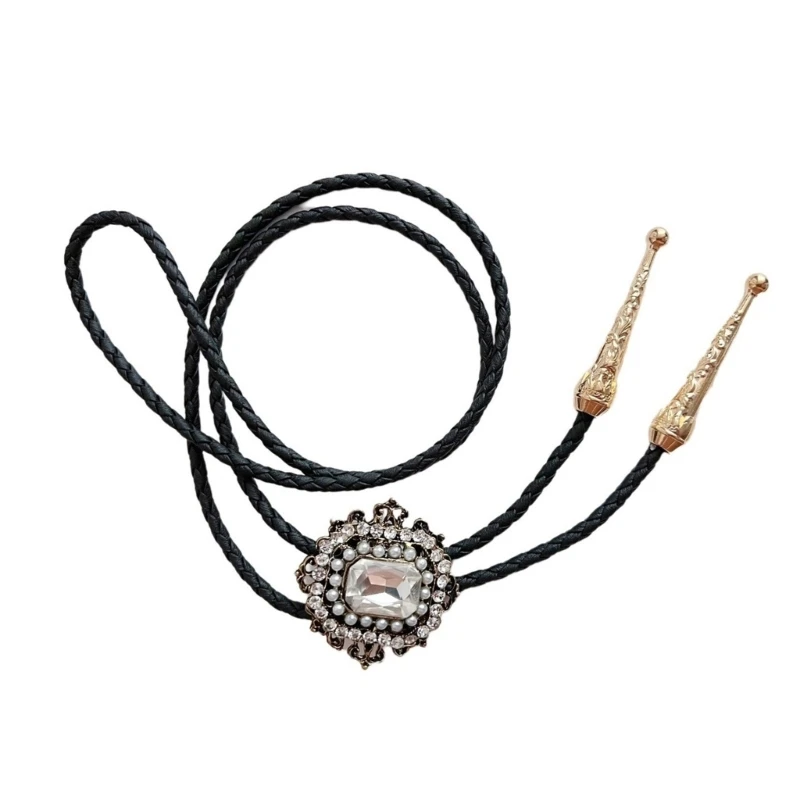 

Western Banquets Bolo Tie for Evening Party Carnivals Teen Man Costume Jewelry