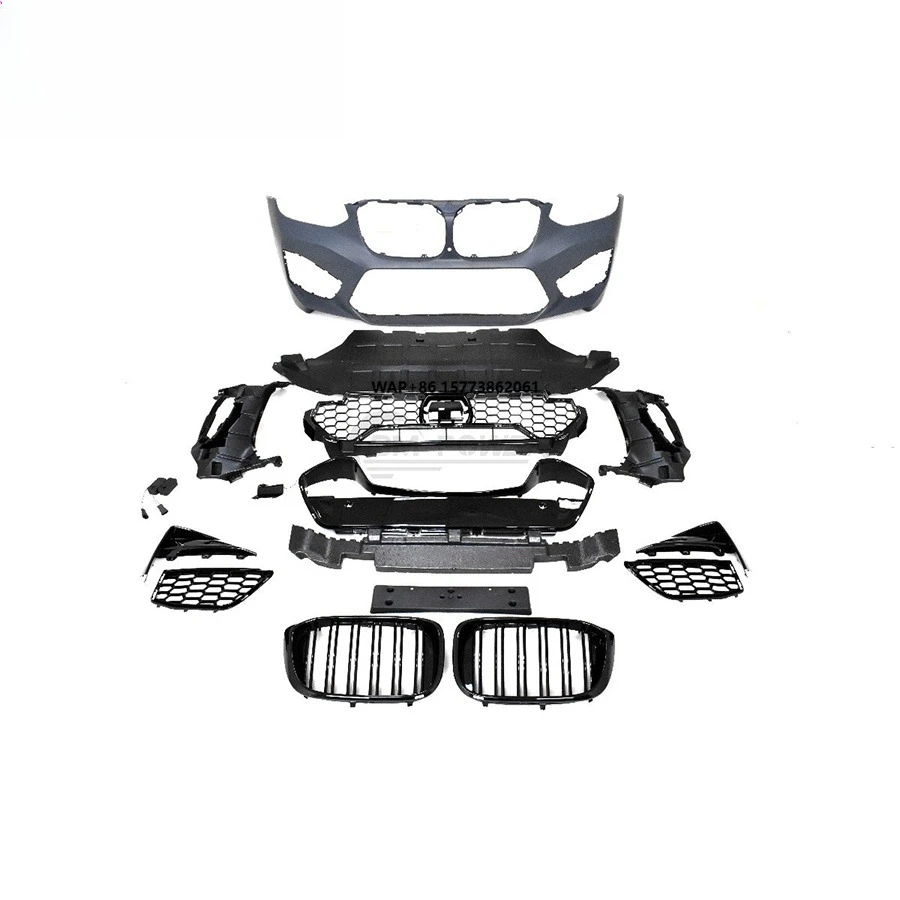 

X3 Body Kit Fit for Full Set with Rear Spoiler Side MP Style with Car Bumper Front Grille PP Material Body Kits for X3 G01