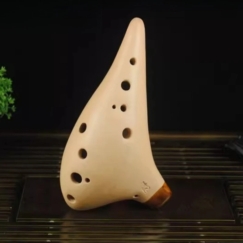 

12 Hole Ocarina Professional Alto G Tone Clay Ceramic Flute Portable Adult Handheld Ocarinas Orff Time Ocarina Music Instrument