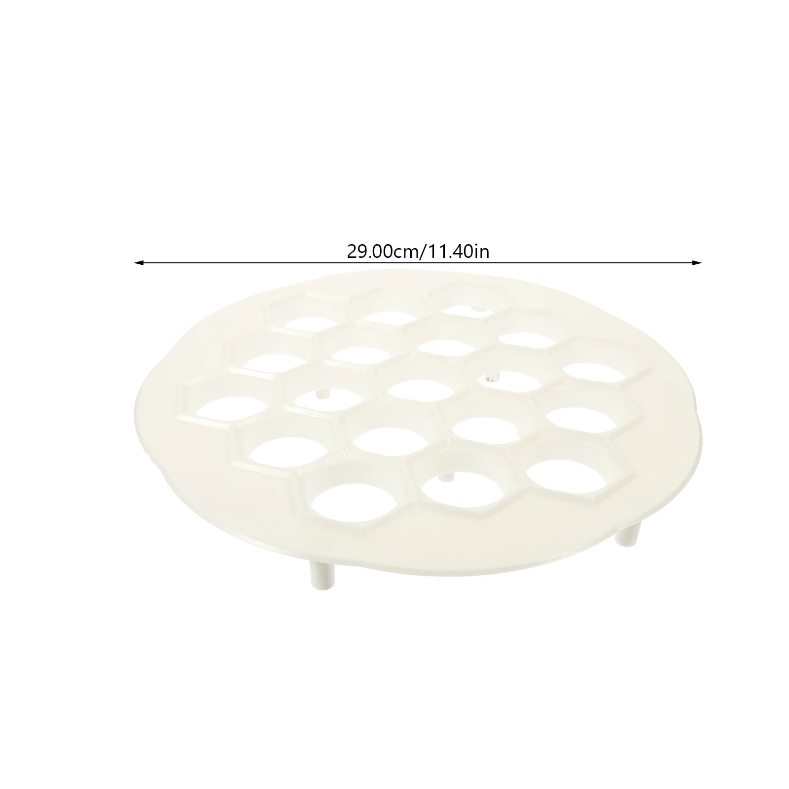 مجموعة واحدة من قالب الزلابية مكونة من 19 فتحة من مادة ممتازة وملصقات وعاء محلية الصنع رافيولي سهلة الغسيل ومقبض مريح #4