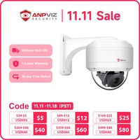 Anpviz Smart 4k 8MP POE IP PTZ Camera Outdoor Security 5X Zoom Audio Camera IR 30m Danale Security Protection Human Detection