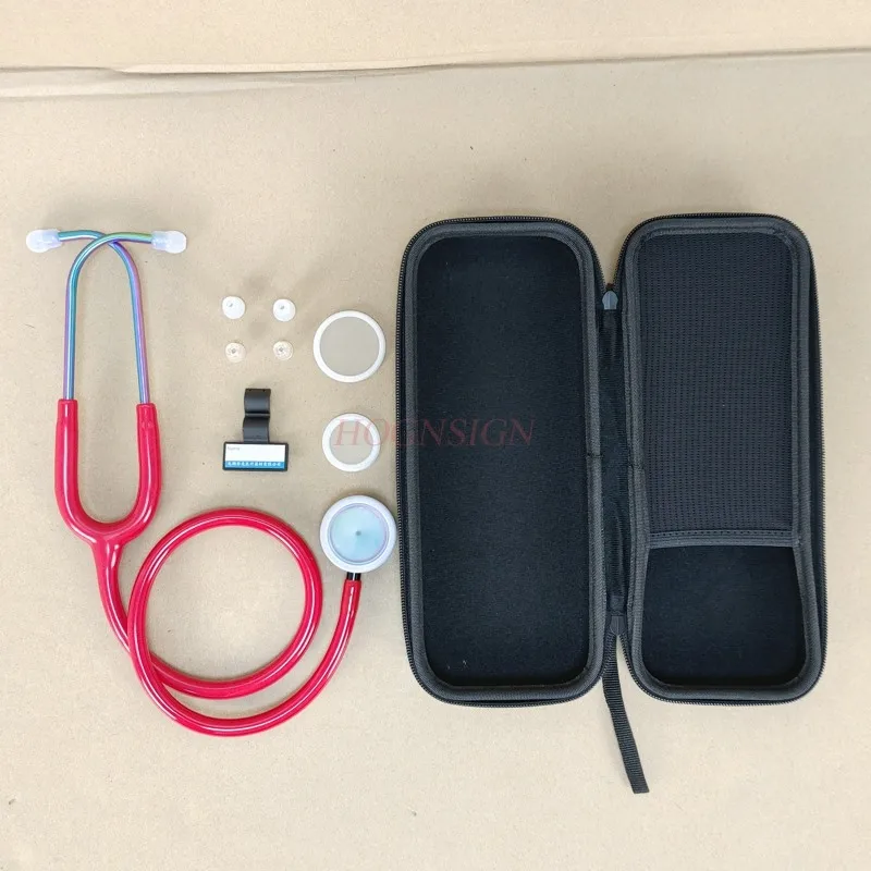 box + health monitors for home Stethoscope medical universal double-sided adult children students stainless steel frequency