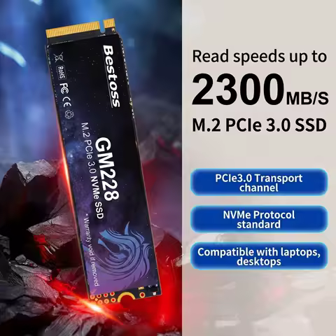 Bestoss NVMe M.2 2280 PCIe Gen3 x4 SSD 128G 256GB 512GB 1TB 2TB Internal Solid State Hard Drive for Notebook Desktop Computer