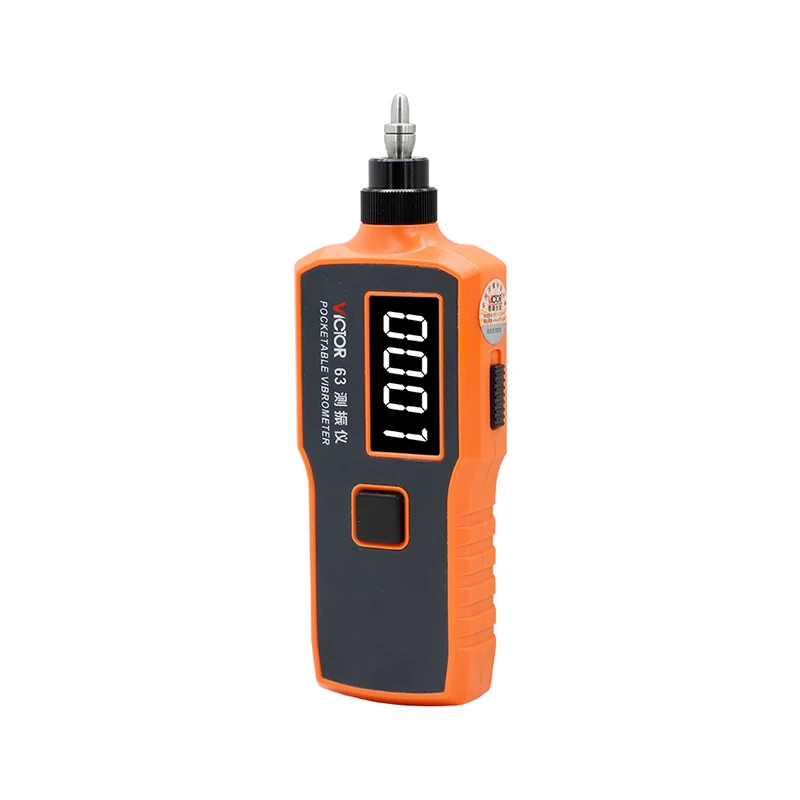 

VICTOR 63 Digital Vibration Meter 0~199.9m/s2 Machinery Manufacturing Electric Power Metallurgy General Aerospace