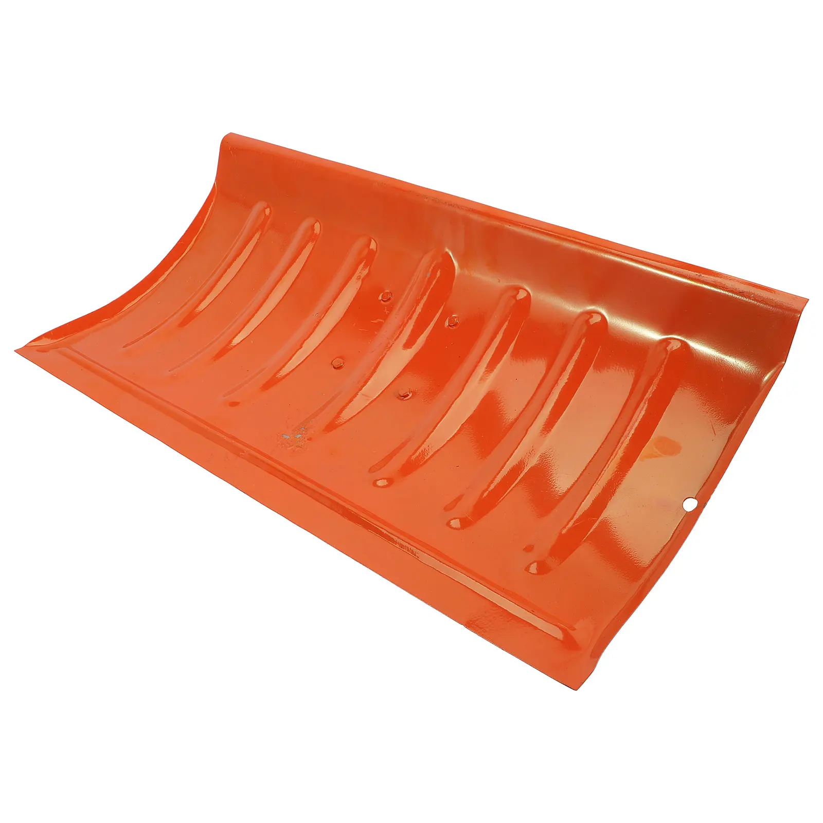

Snow Shovel Orange Manganese Steel Driveway Bike Frost Clearing Metal Head Shovels Winter Clean Tool