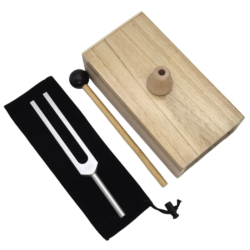 B48B-Per kit didattico per risonanza curativa sonora Diapason da 432 Hz con scatola e custodia