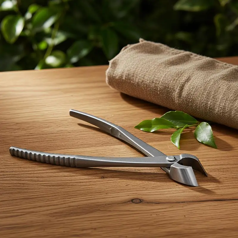 Frosted Bonsai Tools Bonsai Shears Potted Shears Gardening Shears Without Trimming Steel Pruning Pliers Leaf Bud Diagonal Plier