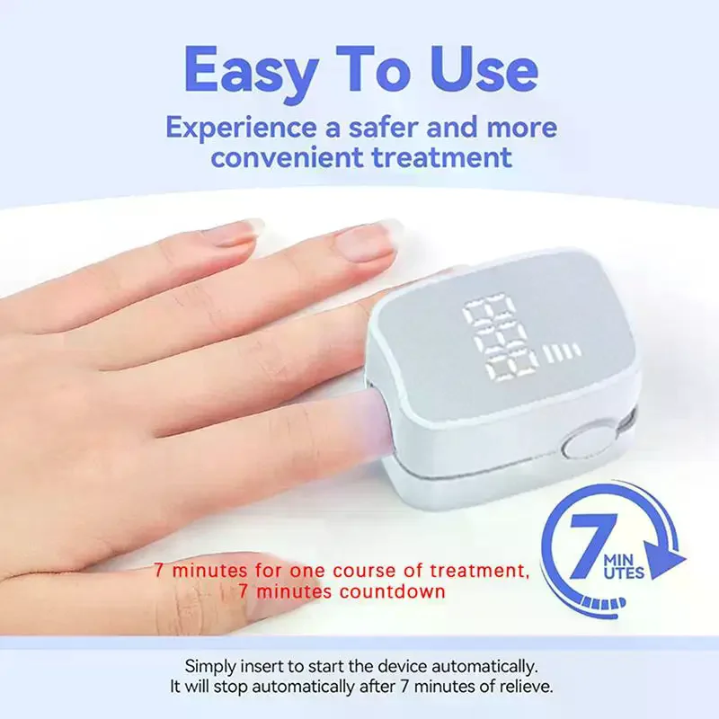 Nail Fungus Cleaning Light Device For Onychomycosis USB Charge Nail Fungus Laser 905nm Infrared Light 470nm Blue Light NailSalon