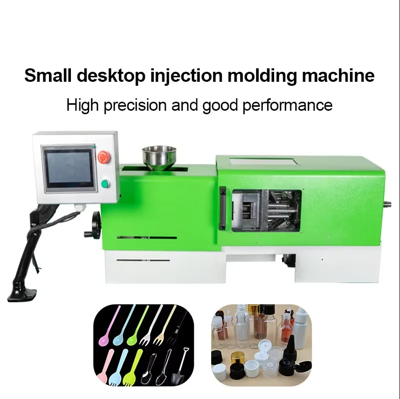 40G Electric Plastic desktop Horizontal injection molding Machine, 17T Products Injection Molding production machine