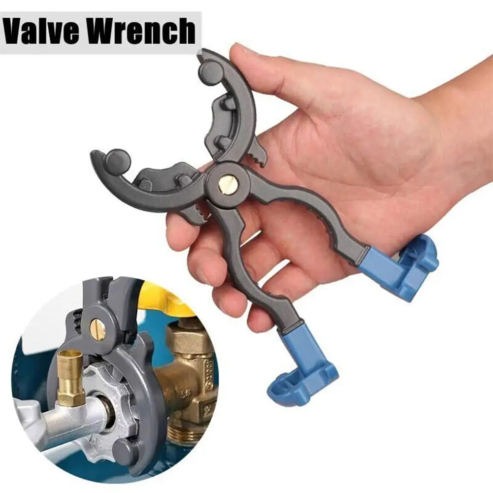 

Spanner Gas Wrench Gas Dismantling Pliers Pressure Release Reducing Wrench Nutcracker Bottle Tighten Opener Wre U2j8